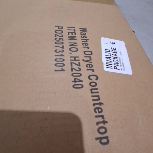 APETACCAT WASHER DRYER COUNTERTOP - 27.5" X 54" - WHITE (ITEM: HZ2040) image 2