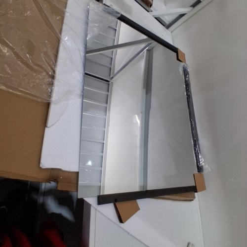 CILIBER RECTANGLE BATHROOM VANITY FRAMELESS MIRROR HANGS HORIZONTALLY OR VERTICALLY - 24" X 36" - (MODEL:‎LZY-JZ-FZ-ZB-WK-24X36) image 2
