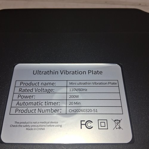 HOMEPOWERON VIBRATION PLATE EXERCISE MACHINE WITH 250 LEVELS - 400 LBS CAPACITY - BLACK (MODEL: SZJ-SZ08A) image 3