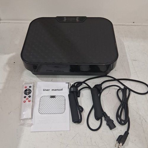 HOMEPOWERON VIBRATION PLATE EXERCISE MACHINE WITH 250 LEVELS - 400 LBS CAPACITY - BLACK (MODEL: SZJ-SZ08A) image 4