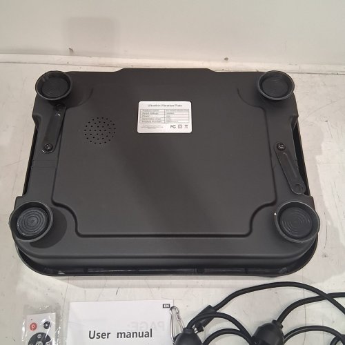 HOMEPOWERON VIBRATION PLATE EXERCISE MACHINE WITH 250 LEVELS - 400 LBS CAPACITY - BLACK (MODEL: SZJ-SZ08A) image 7