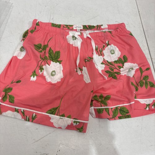 BEDHEAD PJS FLORAL PAJAMA SHORTS - MEDIUM - CORAL PINK image 2