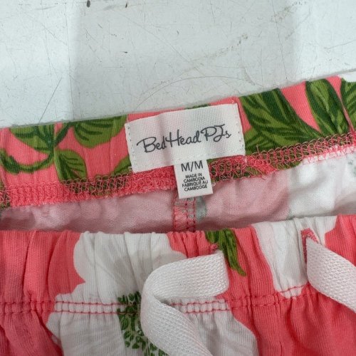 BEDHEAD PJS FLORAL PAJAMA SHORTS - MEDIUM - CORAL PINK image 3