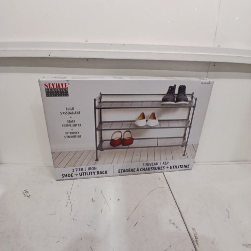 SEVILLE CLASSICS 3-TIER EXPANDABLE SHOE RACK - WEB237 image 3