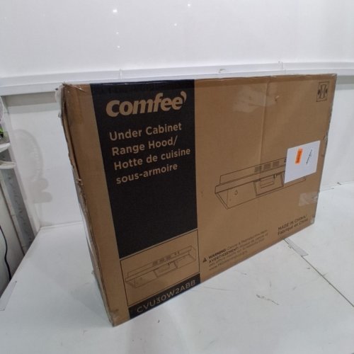 COMFEE SLIM DUCTLESS UNDER CABINET RANGE HOOD - 30" -BLACK (MODEL:CVU30W2ABB) image 5