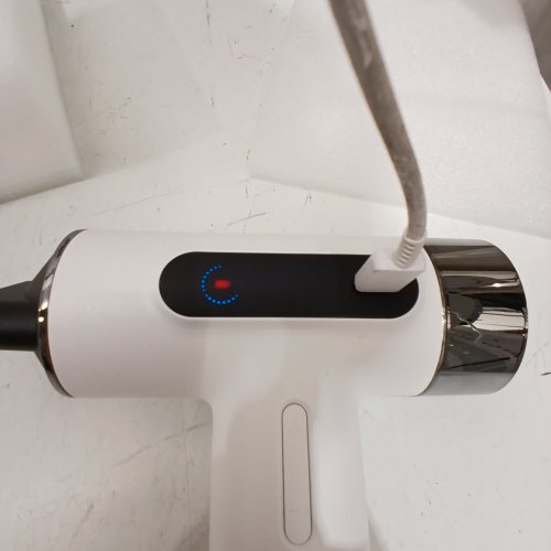 USB RECHARGEABLE PORTABLE HAIR DRYER - WHITE image 2
