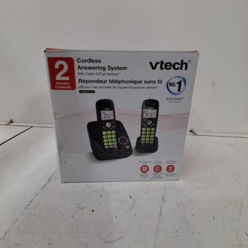 4PC VTECH DECT 6.0 HANDSET CORDLESS HOME PHONE ANSWERING SYSTEMS WITH ANSWERING MACHINE - BLACK (MODEL: CS6224-21) image 4