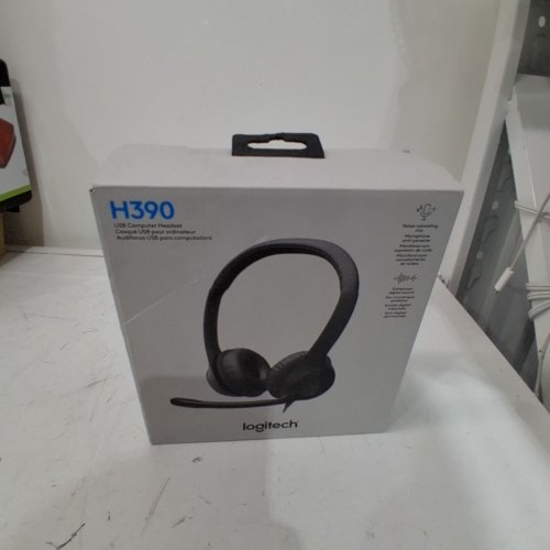 LOGITECH USB HEADSET WITH NOISE CANCELLING MIC - (MODEL: H390) image 3
