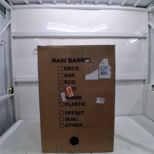 PLASTIC RAIN BARREL - 50GAL - BLACK (MODEL: 551000301M8000) image 6