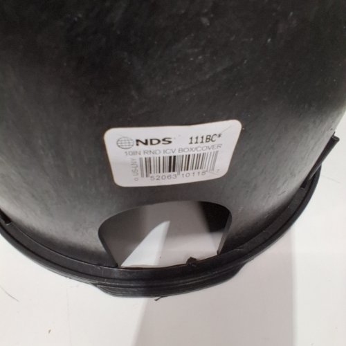 NDS ROUND VALVE BOX AND ICV COVER - 10" - BLACK/GREEN (MODEL: 107BC*) image 2