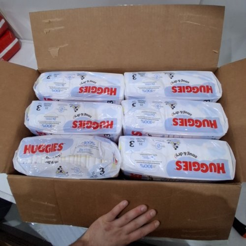 210PK HUGGIES SNUG AND DRY DIAPERS - SIZE 3 - WHITE image 3