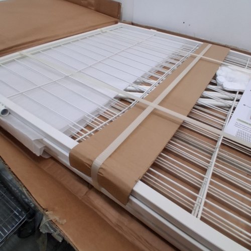 4 PANEL METAL FENCE - 40" - WHITE image 3