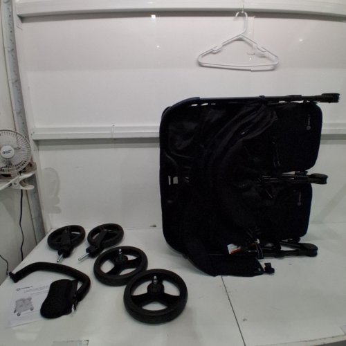 SAFETY 1ST DOUBLE DOUBLE DUO STROLLER - 30" WIDE - BLACK (MODEL: 01314CKSR) image 2