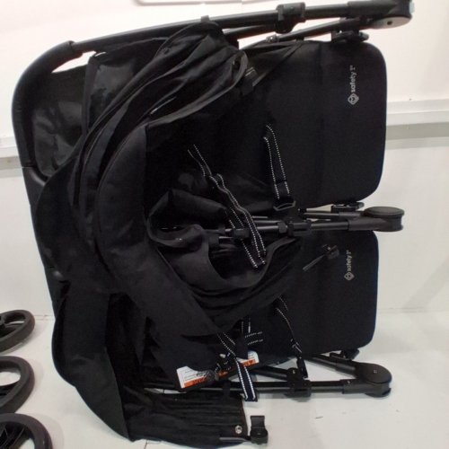 SAFETY 1ST DOUBLE DOUBLE DUO STROLLER - 30" WIDE - BLACK (MODEL: 01314CKSR) image 4