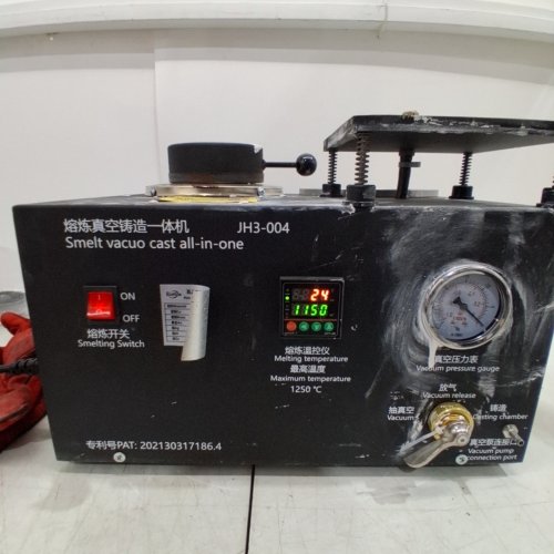 TOOLTOS WAX METHOD JEWELRY VACUUM CASTING MACHINE - MAXIMUM TEMPERATURE 1250°C - BLACK (MODEL: JH3-004) image 2