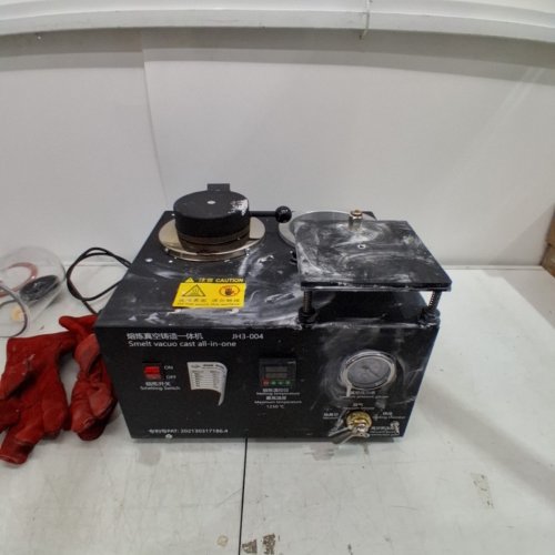 TOOLTOS WAX METHOD JEWELRY VACUUM CASTING MACHINE - MAXIMUM TEMPERATURE 1250°C - BLACK (MODEL: JH3-004) image 4