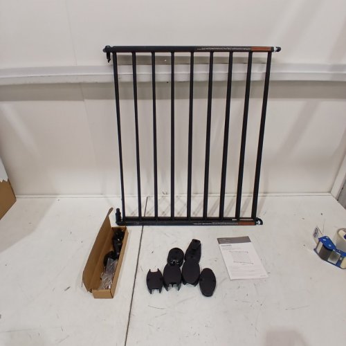 MUNCHKIN PUSH TO CLOSE EXTENDING SAFETY GATE - 29" X 28.5" - 45" - BLACK (MODEL: MK0001 REV4) image 2