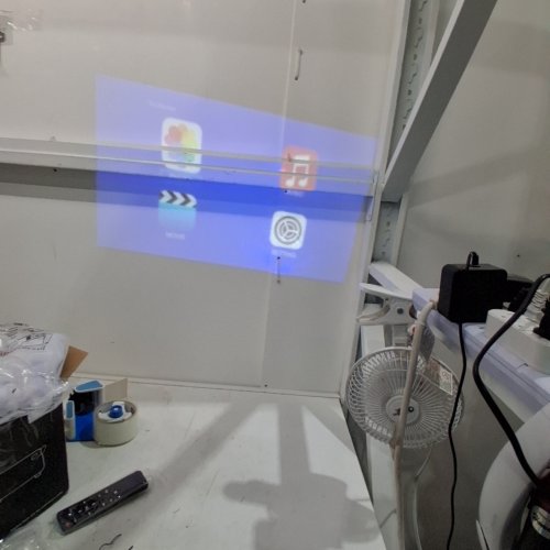 GKLPO PROFESSIONAL MINI VIDEO PROJECTOR - WHITE - (MODEL: HI-04) image 2