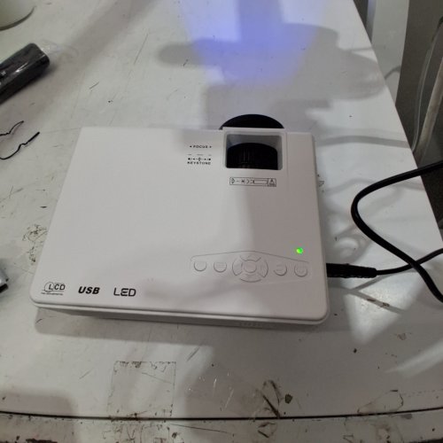 GKLPO PROFESSIONAL MINI VIDEO PROJECTOR - WHITE - (MODEL: HI-04) image 3