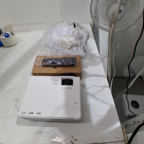 GKLPO PROFESSIONAL MINI VIDEO PROJECTOR - WHITE - (MODEL: HI-04) image 4