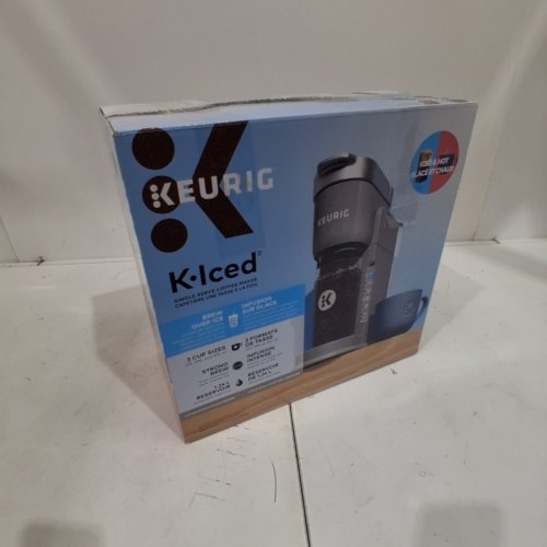 KEURIG K-ICED HOT & COLD SINGLE SERVE COFFEE MAKER - ICE GREY image 5