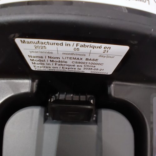 EVENFLO LITEMAX 30 INFANT CAR SEAT BASE ONLY - BLACK image 5