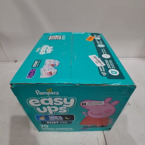 70PK PAMPERS TODDLER TRAINING UNDERWEAR EASY UPS DIAPERS TRAINING PANTS - SIZE 5T/6T - PEPPA PIG image 3
