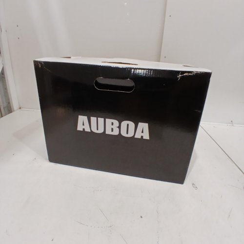 AUBOA FULL FACE MOTORCYCLE HELMET WITH TINTED VISOR - DOT CERTIFIED - LARGE - BLACK (MODEL: MD-813) image 5