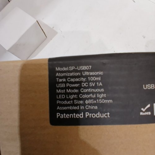 SOI CARE USB ULTRASONIC AROMA DIFFUSER - 100 ML - WHITE (MODEL: SP-USB07) image 3