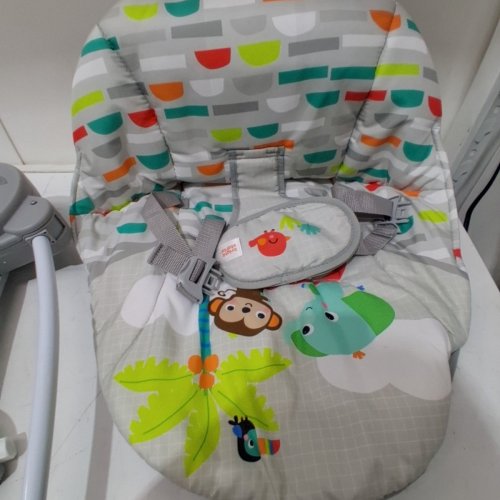 BRIGHT STARTS PLAYFUL PARADISE PORTABLE AUTOMATIC BABY SWING WITH MUSIC - 0-9 MONTHS (MODEL: 13069) image 4