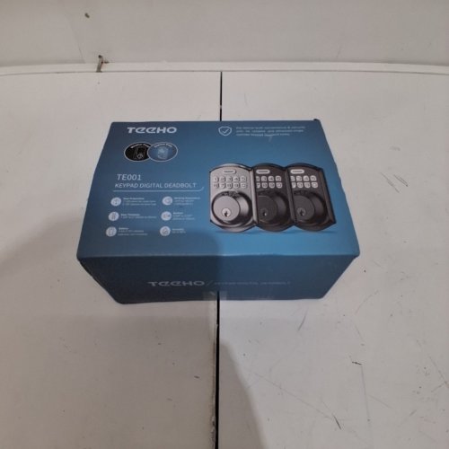 TEEHO KEYPAD DIGITAL DEADBOLT LOCK - MATTE BLACK (MODEL: TE001) image 2