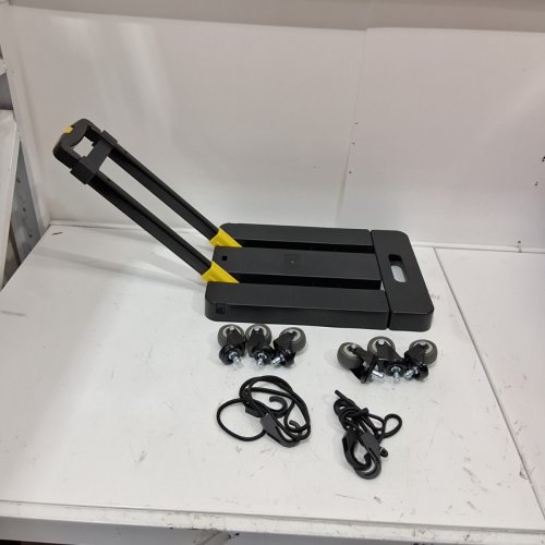 PORTABLE FOLDING HAND TRUCK/TROLLY - 12" X 17" - BLACK image 2