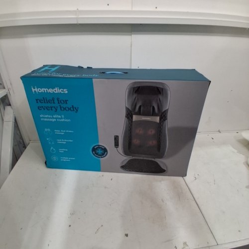 HOMEDICS SHIATSU ELITE II MASSAGE CUSHION - BLACK (MODEL: MCS-845HJA) image 4