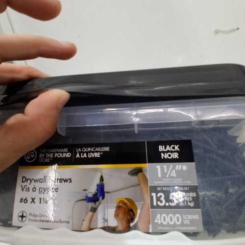 4000PK RICHELIEU DRYWALL SCREWS - #6 - 1.25" - BLACK (MODEL:1906292) image 3