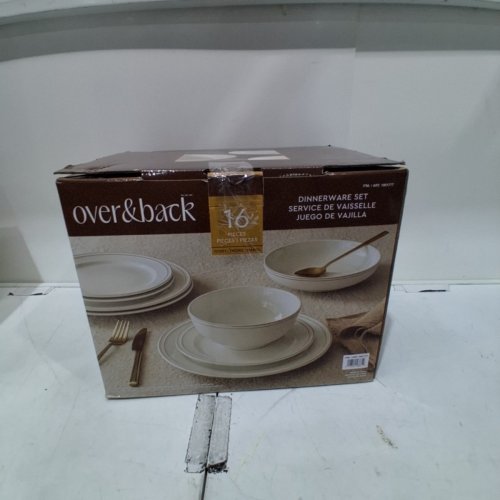 16PC OVER&BACK DINNERWARE SET -ASSORTED SIZE - IVORY (MODEL: 1901777) image 6