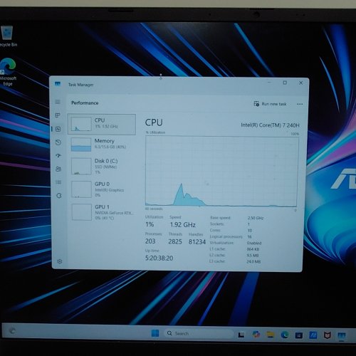 ASUS V16 GAMING LAPTOP - 16" | INTEL CORE 7 240H | 16GB RAM | 1TB SSD | RTX 3050 | 144HZ - BLACK - (MODEL: V3607VJ-AS74) image 4