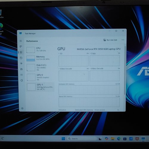 ASUS V16 GAMING LAPTOP - 16" | INTEL CORE 7 240H | 16GB RAM | 1TB SSD | RTX 3050 | 144HZ - BLACK - (MODEL: V3607VJ-AS74) image 7