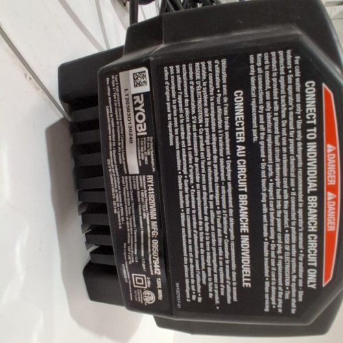 RYOBI ELECTRIC PRESSURE WASHER - 1600PSI AND 1.2GPM - BLACK (MODEL: RY141612) image 11