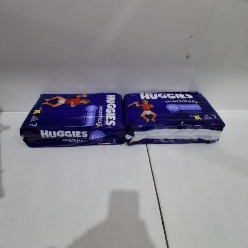 68PK HUGGIES DISNEY BABY OVERNITES DIAPERS - SIZE 7 - WINNIE THE POOH (MODEL: 54923) image 3