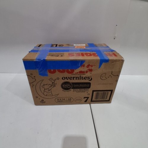 68PK HUGGIES DISNEY BABY OVERNITES DIAPERS - SIZE 7 - WINNIE THE POOH (MODEL: 54923) image 5
