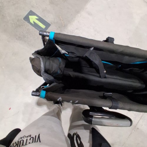 FOLDABLE WAGON - 37" X 26" -GREY/BLACK/TEAL (MODEL: 2622069) image 4