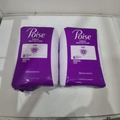 108PK POISE FRESH PROTECTION POSTPARTUM INCONTINENCE PADS - MODERATE REGULAR image 2