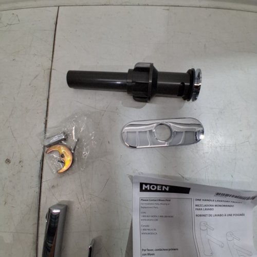MOEN ONE-HANDLE LAVATORY FAUCET - CHROME (MODEL: INS10662B) image 4