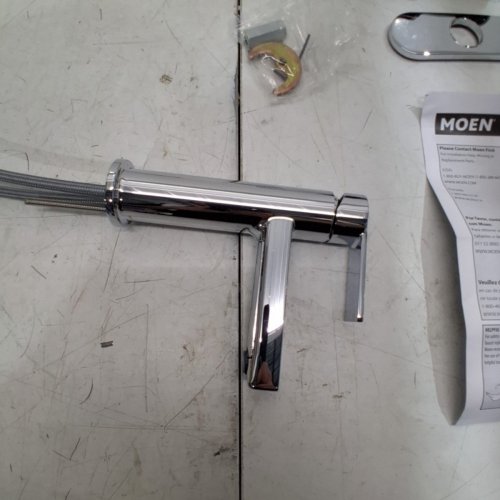 MOEN ONE-HANDLE LAVATORY FAUCET - CHROME (MODEL: INS10662B) image 5