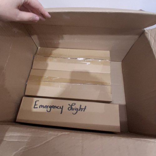 6PK VEVOR COMMERICAL EMERGENCY LIGHT WITH BATTERY BACKUP - AC 120-277 V - WHITE (MODEL: GT-YJDLT-6) image 5