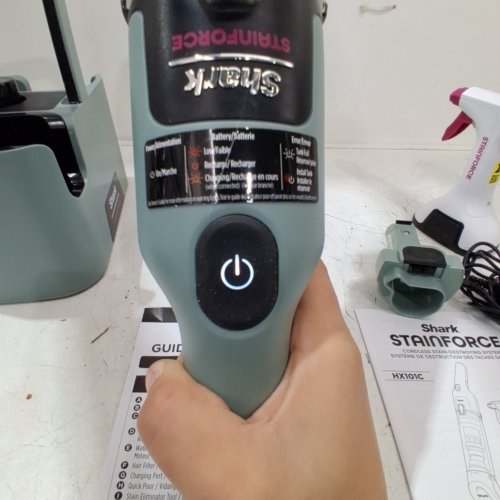 SHARK CORDLESS STAINFORCE STAIN-DESTROYING SYSTEM - TEAL/BLACK (MODEL: HX101C) image 2