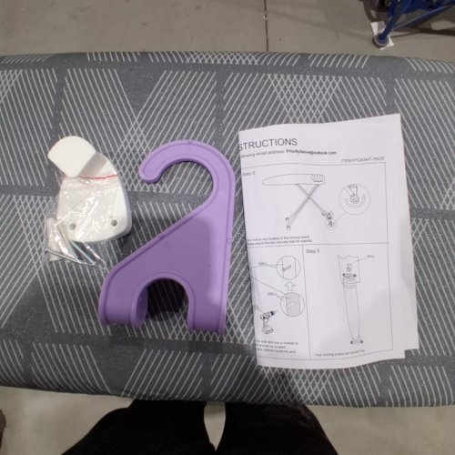 APEXCHASER IRONING BOARD WITH IRON REST - 13" X 43" - GREY - (MODEL: RYP1343HT-19-28G) image 3