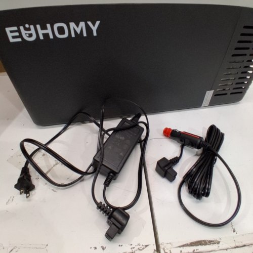 EUHOMY PORTABLE CAR REFRIGERATOR WITH APP CONTROL - 18L - 12V - FROM -4° TO 68°F - BLACK/GREY (MODEL: CFC-18 / CF004-18BL-CAEH) image 5