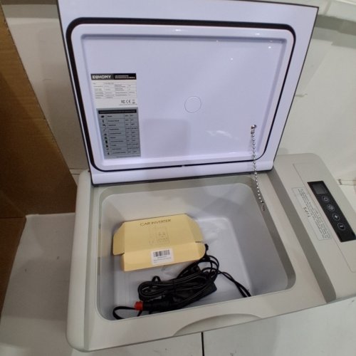 EUHOMY PORTABLE CAR REFRIGERATOR WITH APP CONTROL - 18L - 12V - FROM -4° TO 68°F - BLACK/GREY (MODEL: CFC-18 / CF004-18BL-CAEH) image 6