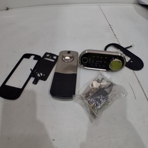 SMONET SMART LOCK FINGERPRINT ELECTRONIC DEADBOLT DOOR LOCK WITH KEYPAD BLUETOOTH - SILVER (MODEL: SMUS-ZNS-Y001-SIL-KIT) image 5